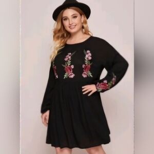 Floral Smock Dress